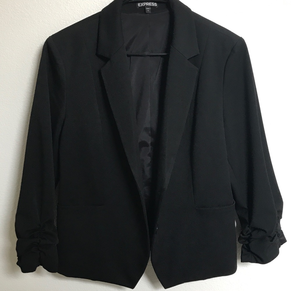 Express cropped blazer